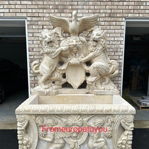 Marble Carved Estate Wall Fountain