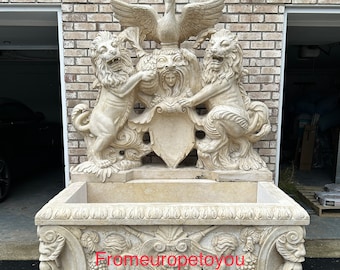 Marble Carved Estate Wall Fountain