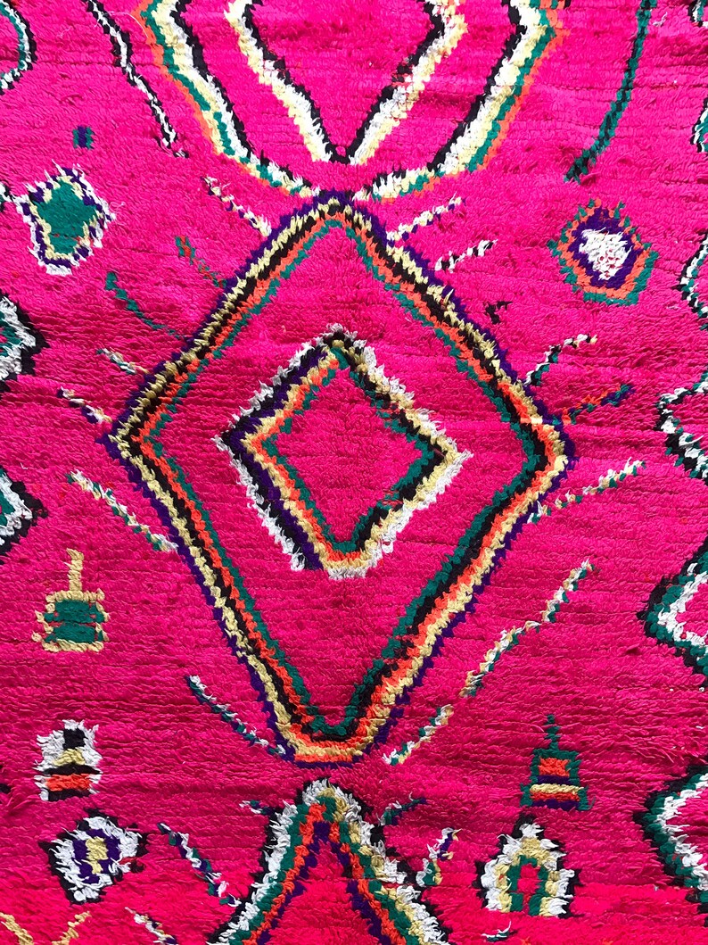 Bright, Playful Moroccan Rug - Etsy