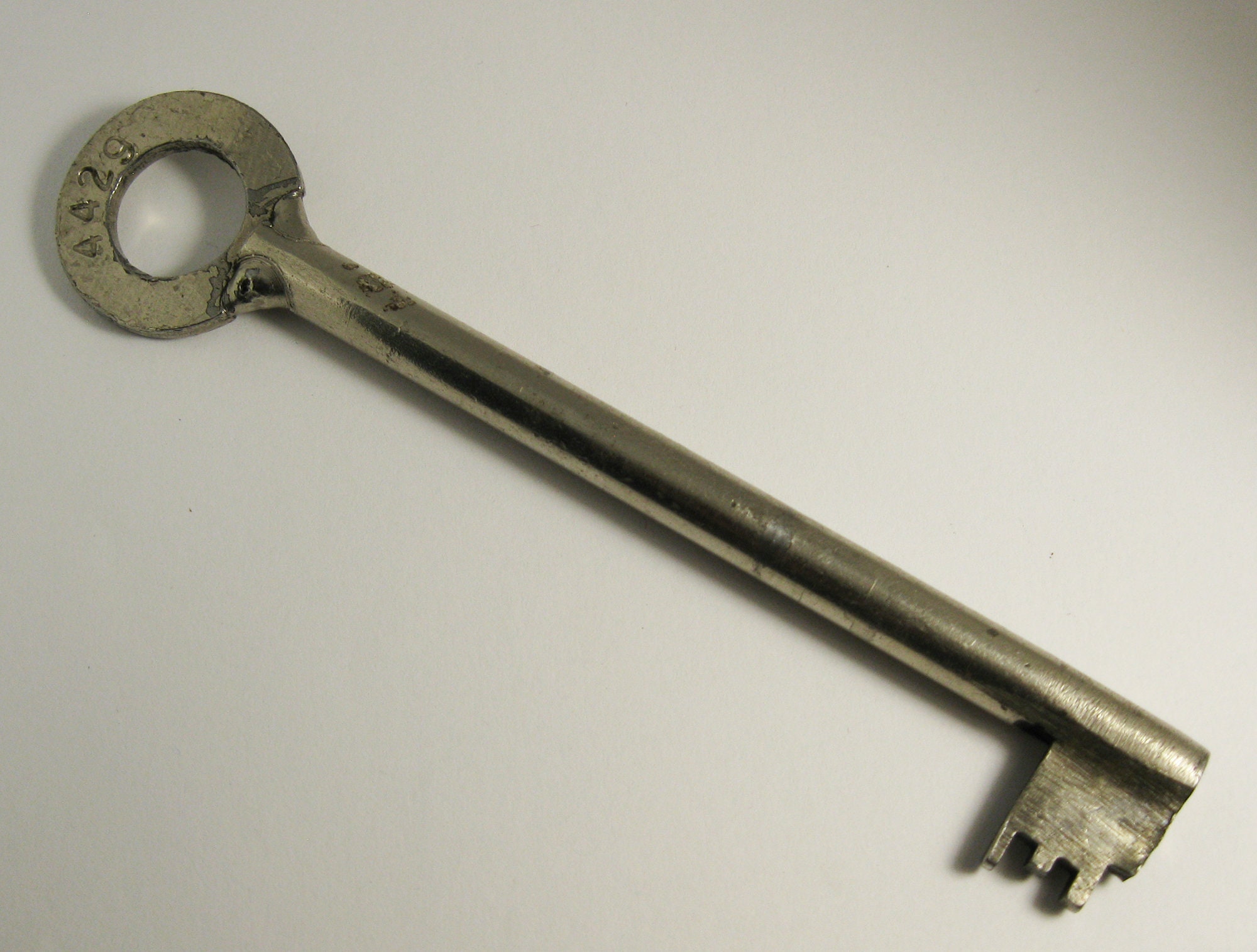 Large Vintage Key Primitive Metal Key Large Iron Unique Key Etsy