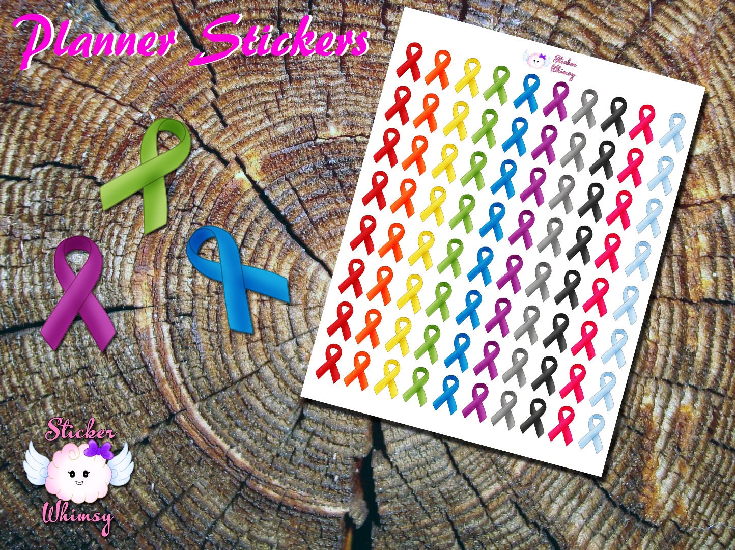 Ribbon Sticker for Sale by vanessavolk  Print stickers, Aesthetic stickers,  Sticker design