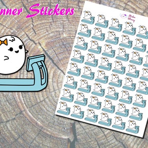 Girl Ghost Planner Stickers, Halloween Stickers, Exercise Stickers, Printed Stickers, Cute Stickers, Kawaii Stickers, Erin Condren, Seasonal