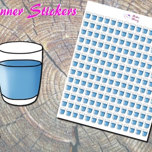 Adesivos para planejador de copo d'água, adesivos para copos, adesivos para hidratação, adesivos fofos, adesivos para bebidas, Erin Condren, adesivos funcionais e de lembrete