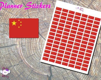 中国文化ステッカー | 赤いアジアの伝統デザイン、マット紙、スーツケース、ジャーナル、旅行をテーマにしたギフト
