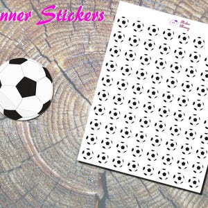 Soccer Ball Stickers, Printed Stickers, Sports Stickers, Football Stickers, Planner Stickers, Physical Activity, Game Stickers,  Functional