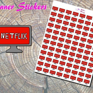 Netflix Planner Stickers, Printed Stickers, Relaxing Stickers, Show Stickers, Movie Stickers, Shows, Erin Condren, Reminder, Functional