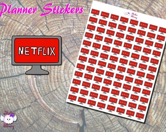 Pegatinas del Planificador de Netflix: Recordatorios de Programas de TV