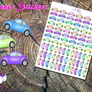 Car Planner Stickers, Printed Stickers, Travel Stickers, Vehicle Stickers, Cute Car Stickers, Erin Condren, Functional, Reminder, Colorful