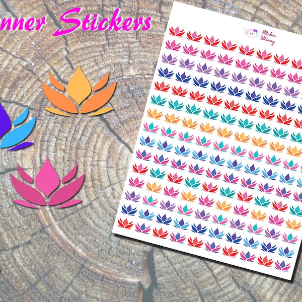 Lotus Flower Sticker - Etsy