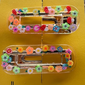 Resin hair clips, hair accessories