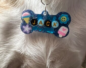 Custom pet resin tag