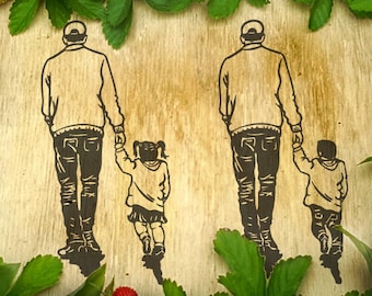 Free Free 334 Clipart Dad Walking With Son And Daughter Svg SVG PNG EPS DXF File