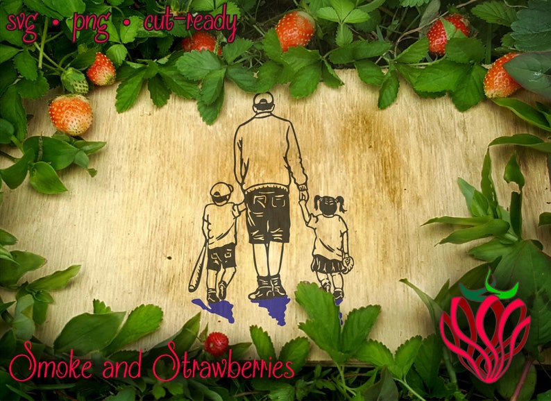 Download Father And Baseball Children Daughter Son Love Handdrawn Walking Svg File Dad Of Boy Girl Bat Mitt Original Cricut Scan N Cut Silhouette Kits How To Craft Supplies Tools Delage Com Br
