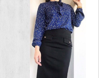 Gonna A Mata A Fessura In Pelle Finta Bodycon Midi In Alto In - Foto 10