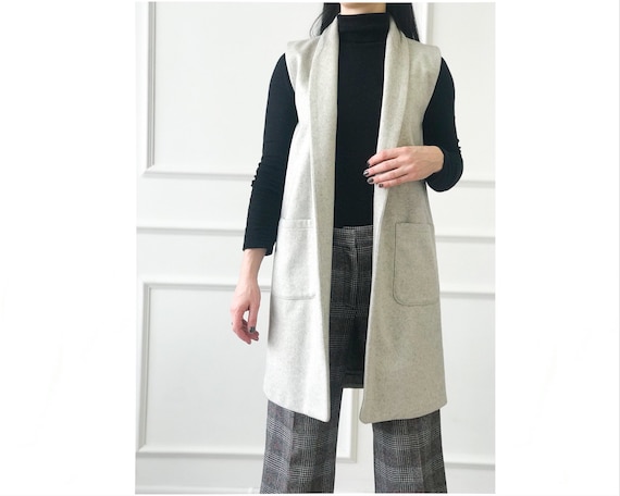 wool vest coat