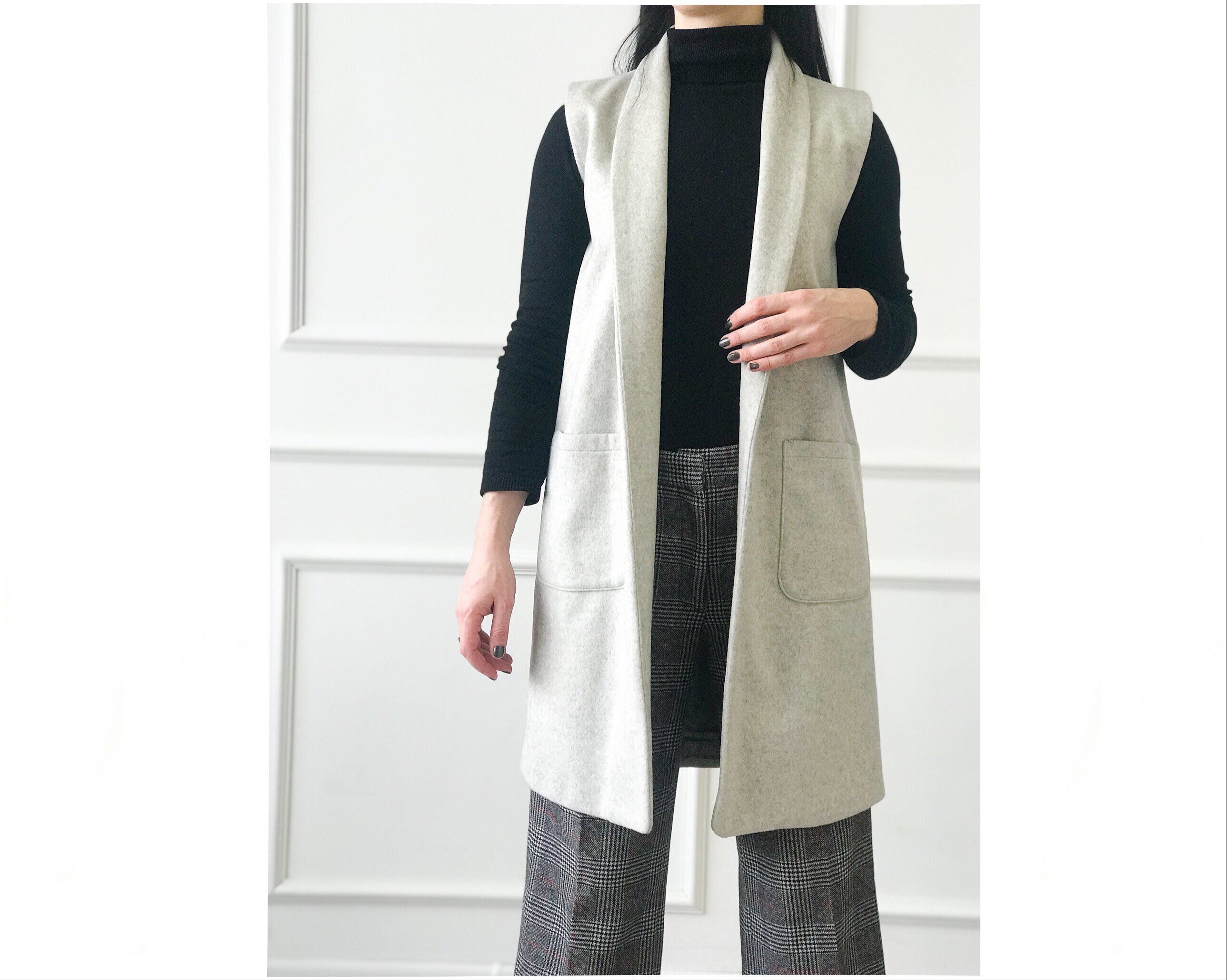 sleeveless coat