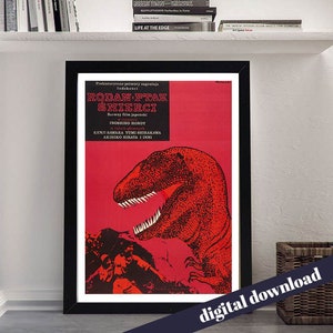 Rodan Flying Monster - B Grade Vintage Movie Poster - Digital Printable Download - Retro Cinema, Film, Movies