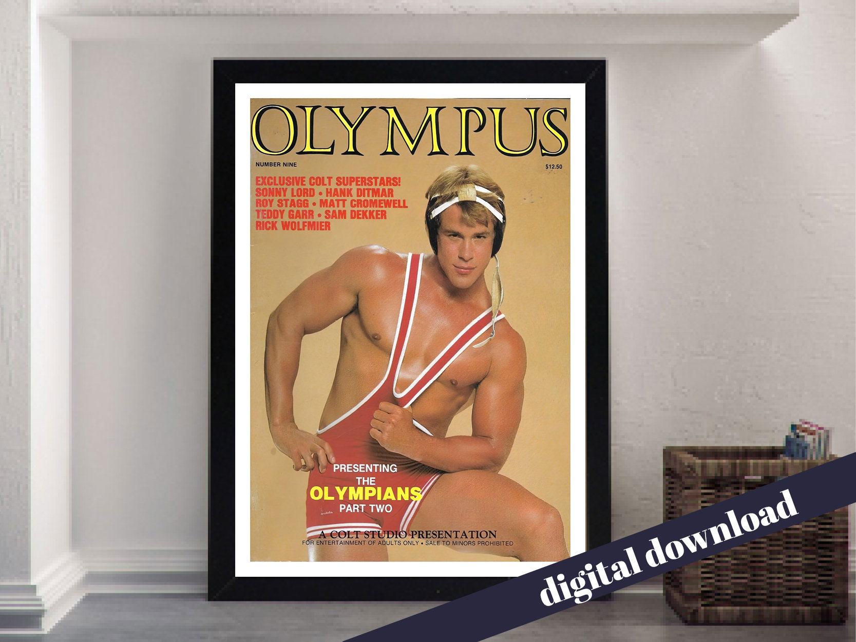 Vintage 1950 Gay Porn Colt - OLYMPUS Colt 80s Gay Adult Magazine Cover Poster Digital - Etsy UK