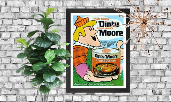 Dinty Moore Beef Stew Advert Printable Download Printable | Etsy