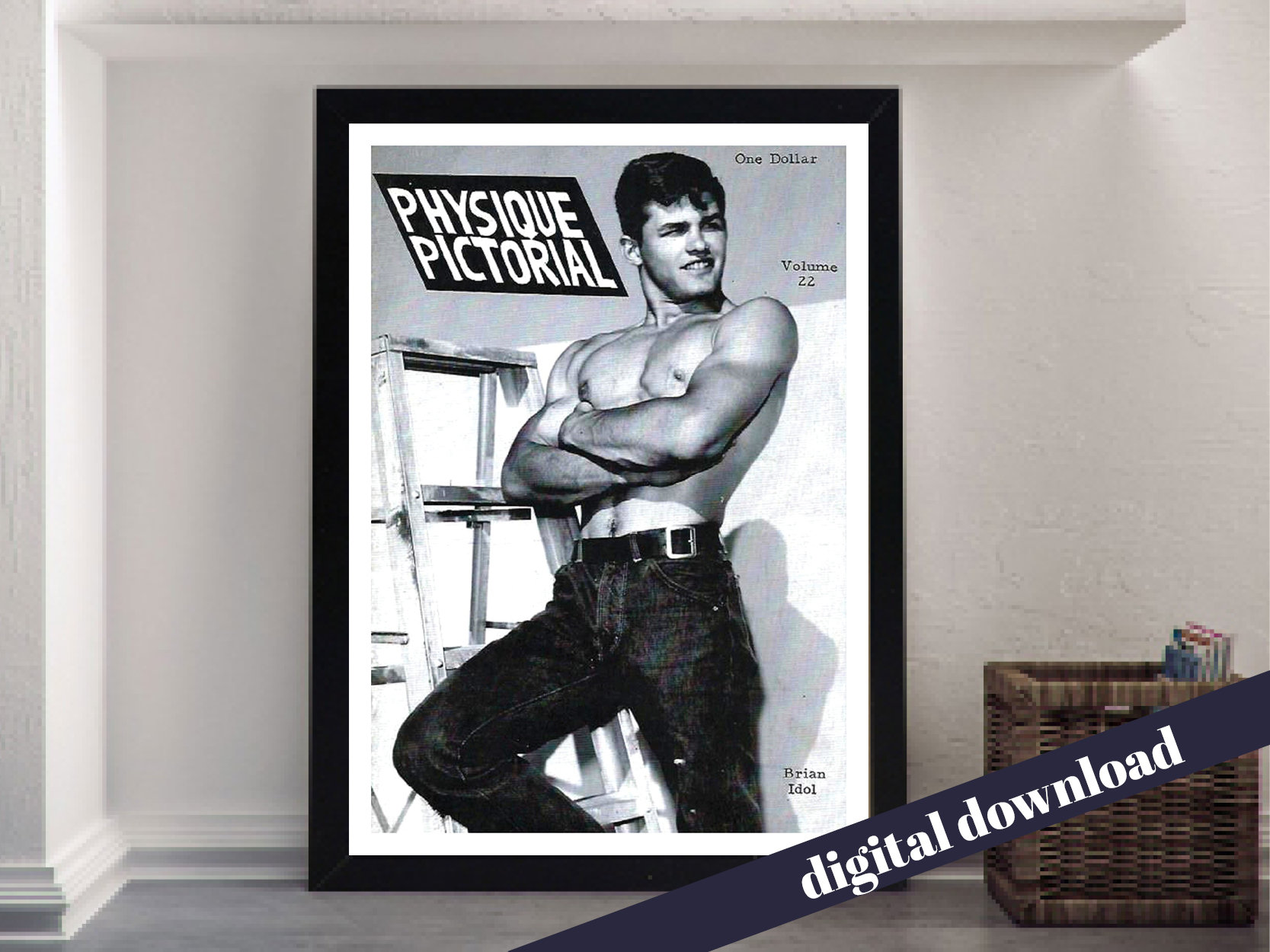 Set of 4 PHYSIQUE PICTORIAL Vintage Gay Muscle Physique Magazine Covers ...