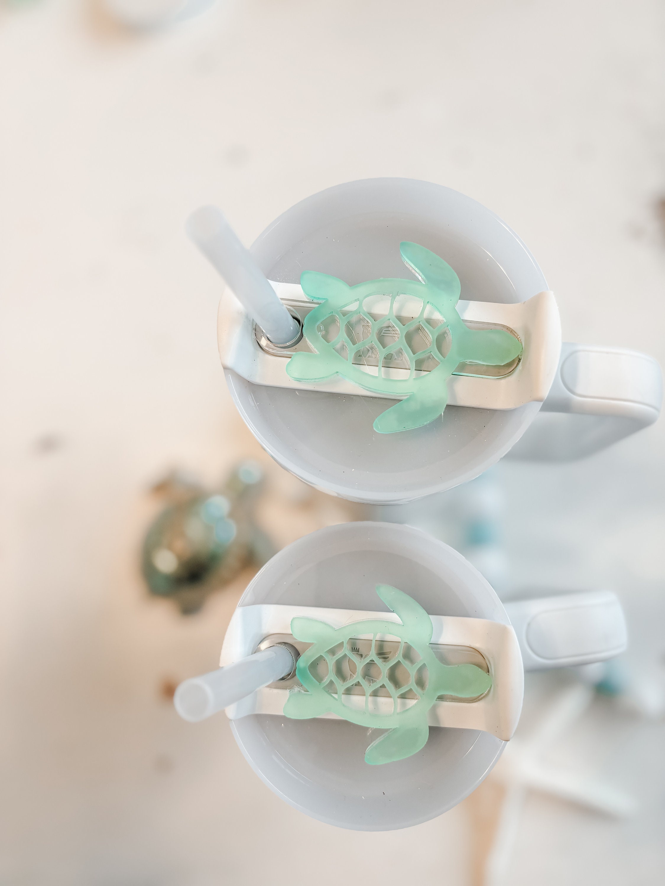 Turtle Shell Cups Sea Turtle Tumbler Cup Topper | Sea Turtle | Coastal Cup | Beach ...