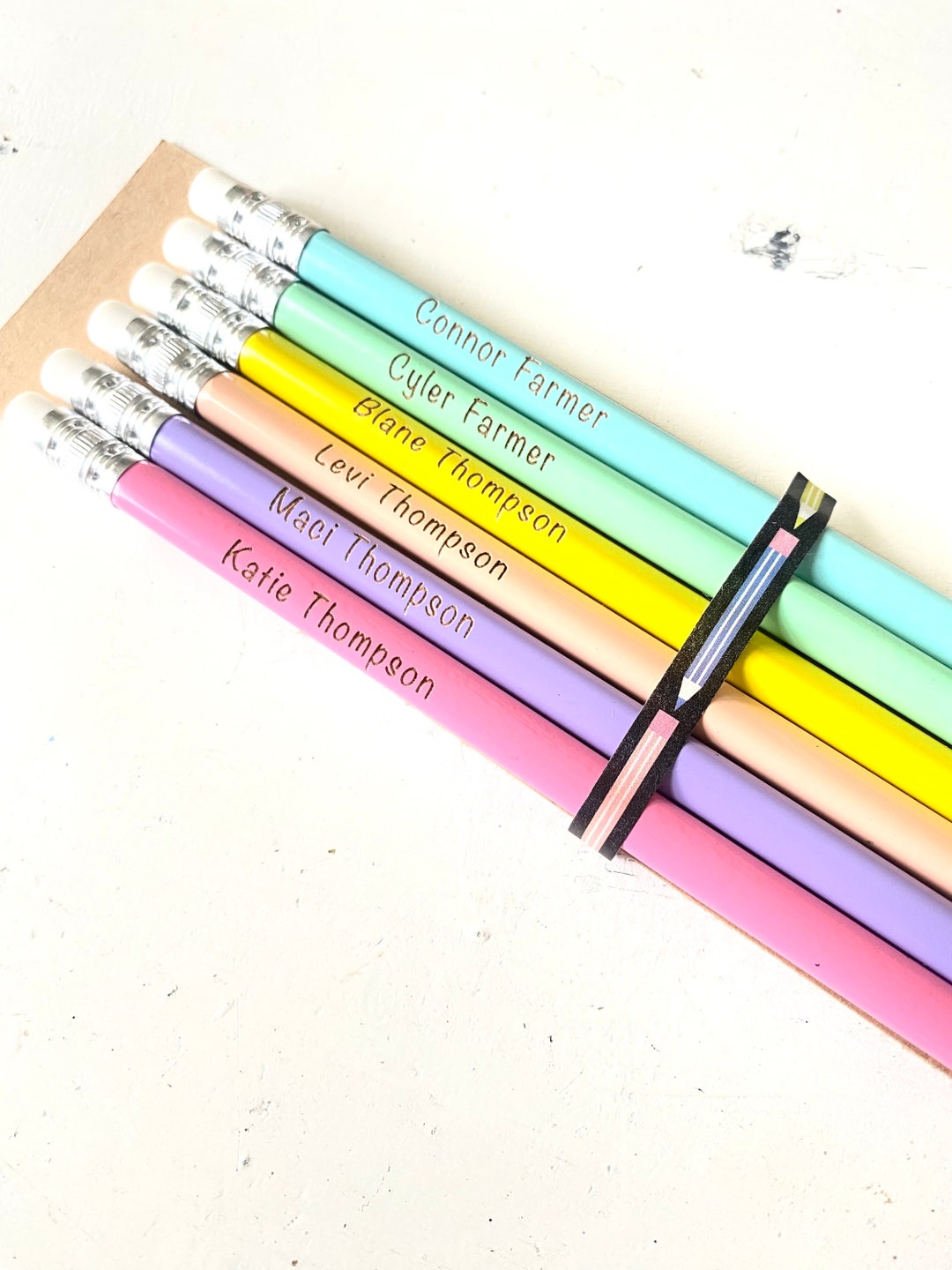 Personalized Pencils Teacher Gifts Customized Pencil Custom Etsy