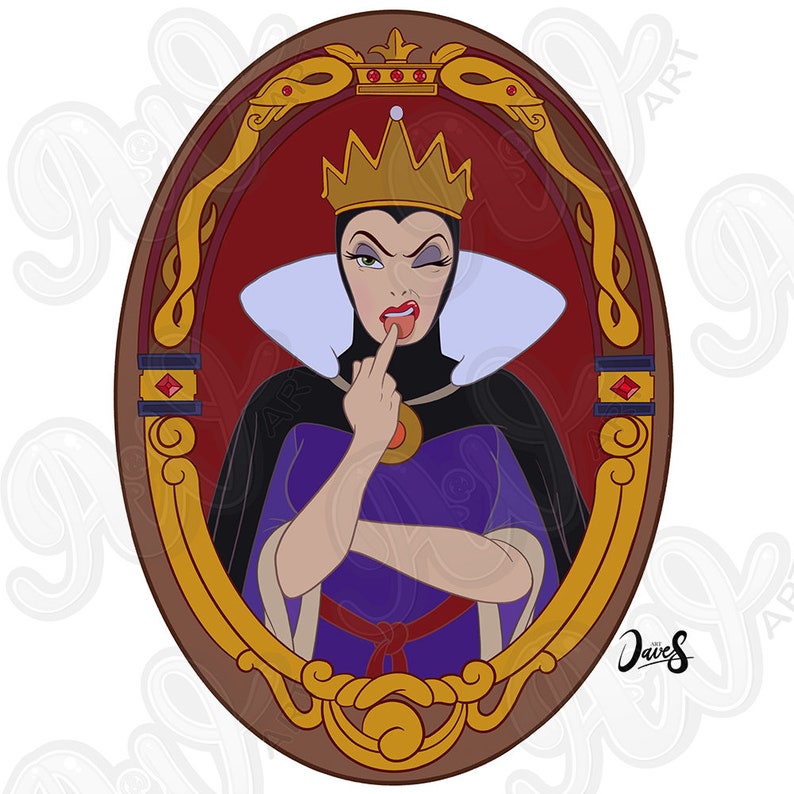 Face Mask Villains Evil Queen Snow White Disney Artwork Etsy