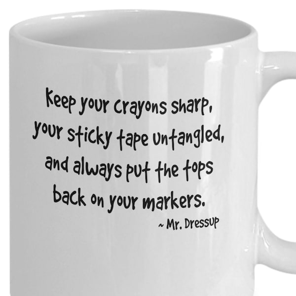 Mr Dressup Best Inspirational Gift Mug Children Host Perfect Motivational Quote 11 15 Oz Coffee Tea Lover