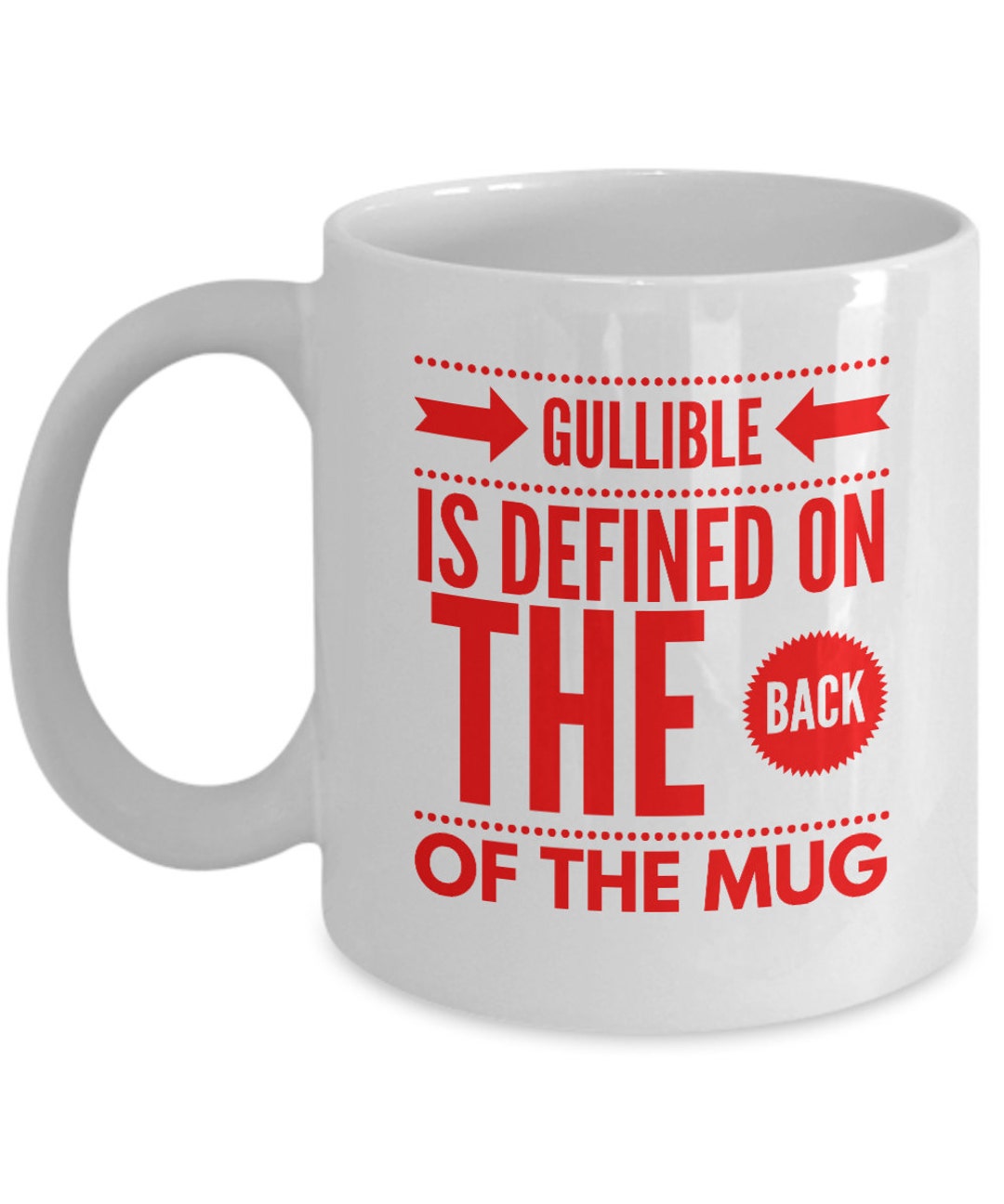 Tasse à Café Drôle « Vache OCD » 483ml - Blague Trouble Obsessionnel - Beige, Marque Gift Base