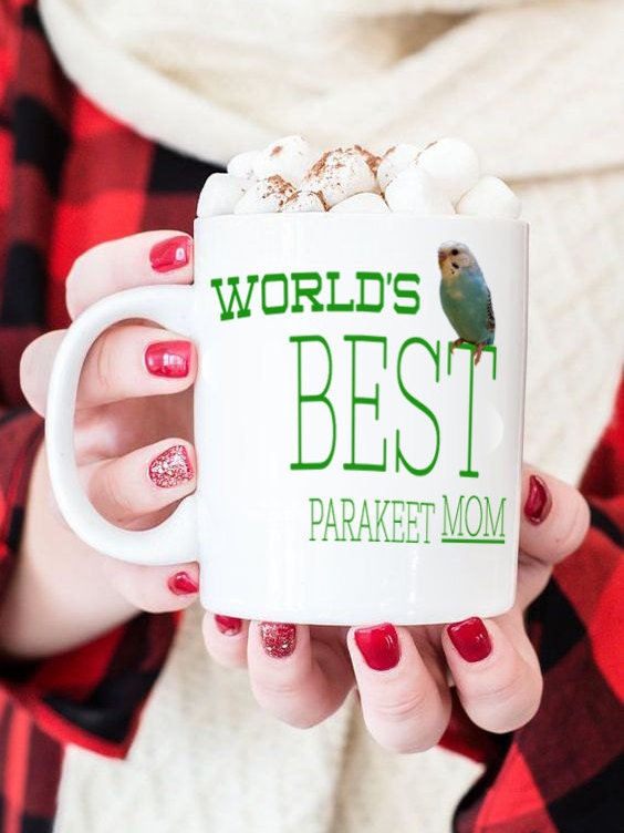 Parakeet Lover Mug Bird Lover Mug Gifts for Bird Lover Pet Lover Coffee