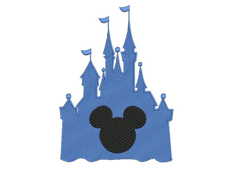 Disney Embroidery Design Disney Castle Embroidery Mickey Etsy