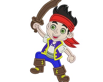 Jake and the neverland pirate applique design