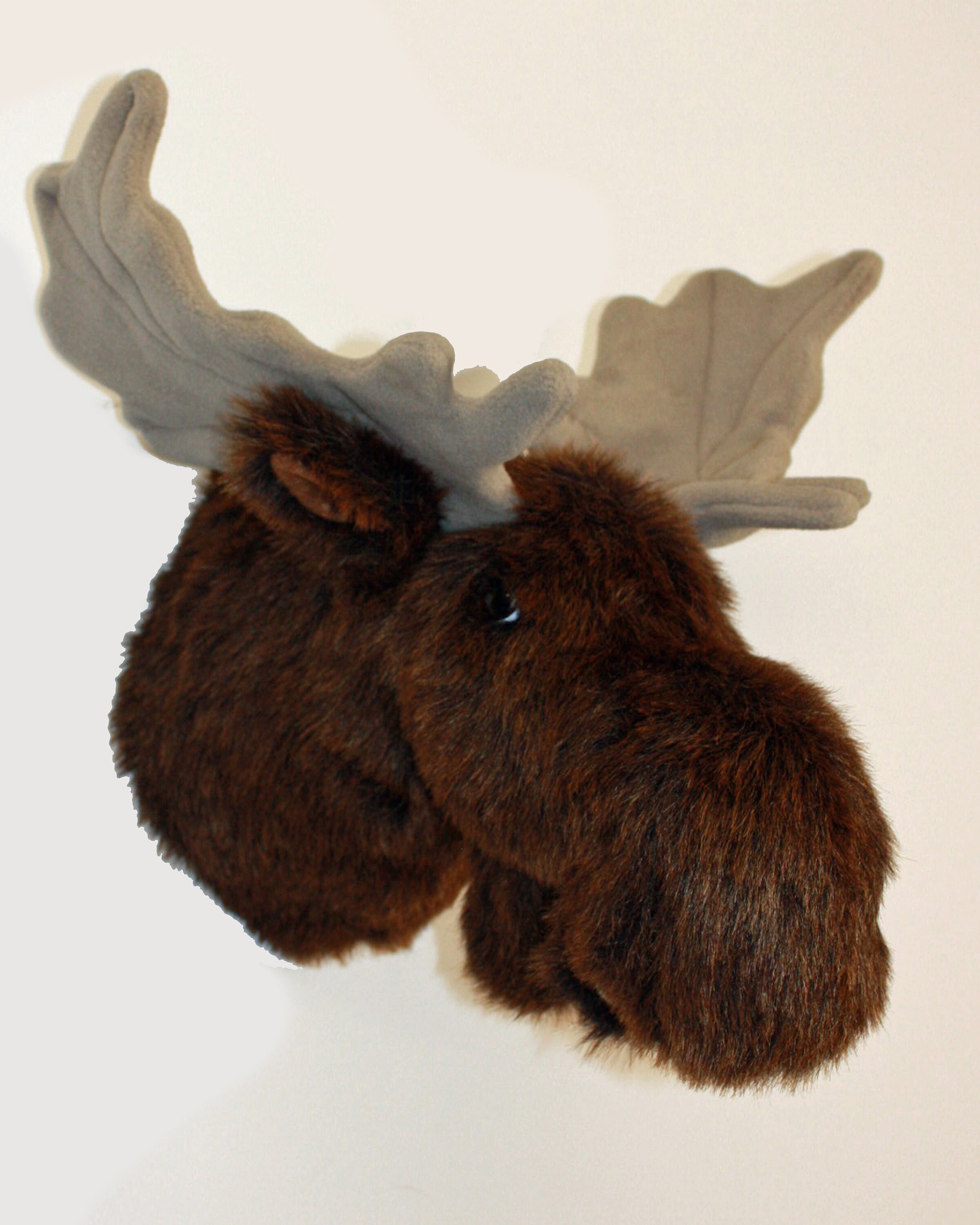 fake stuffed moose head