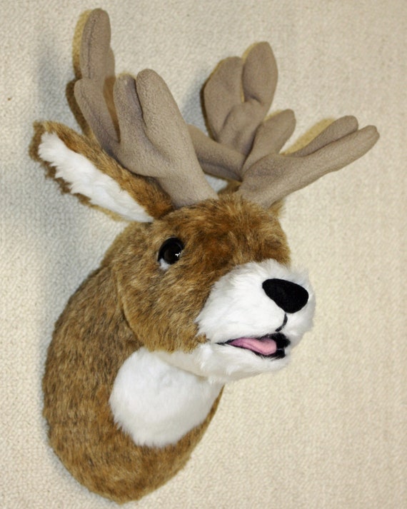 stuffed deer head