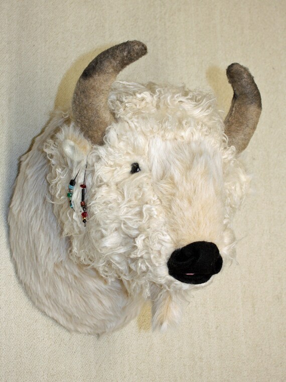 white buffalo plush