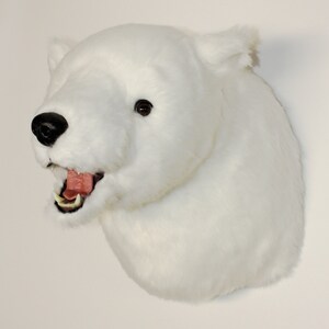 Polar Bear X-Large Plush Wall Mount - &#39;Thorben&#39;
