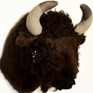 Fairgame Wildlife Buffalo X-Large Plush Wall Mount - 'Dakota'