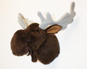 Moose Medium Plush Wall Mount - 'Shorty'