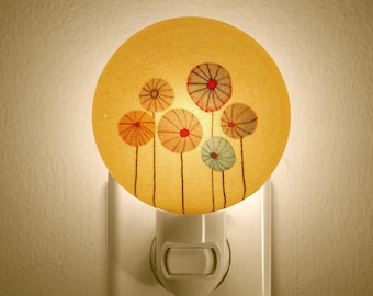 Yellow Night Light, Handcrafted Night Lights, Warm Glow Night Light, Unique Gift for Daughter, Cheerful Night Light, Sweet Night Light