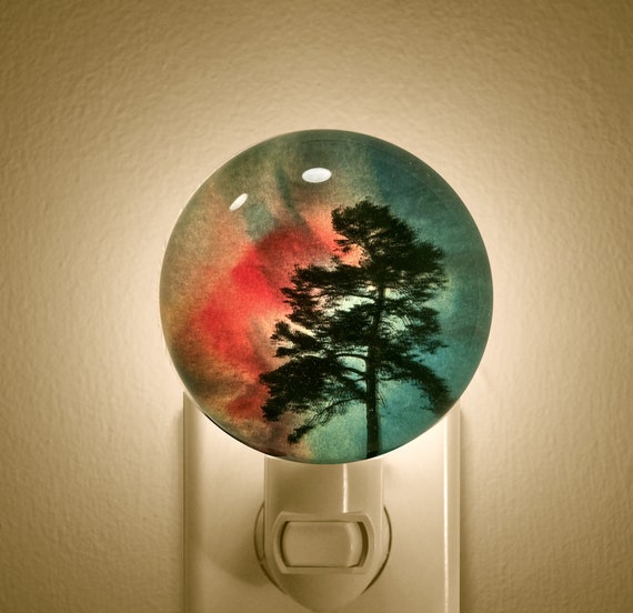 Beautiful Night Light Tree Night Light Art lamp Unique Night Light LED Light Plug in Night Light Tree Night Light Handcrafted Light