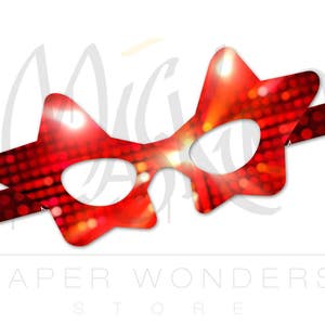 Starry disco mask. Paper mask for party. Masquerade ball mask. Paper party mask. Dance, Dance, Dance!