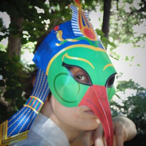 Thoth Mask PRINTABLE. Masquerade Mask. Egyptian Mask. Mask Template. Bird Mask. Masquerade Mask ...
