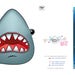 Shark Mask PRINTABLE Shark Costume Fish Mask Shark Costume Mask Shark ...