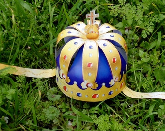 Paper crown PRINTABLE. Royal crown. Queen crown. King crown. Crown royal Masquerade crown. Party crown. Birthday crown. Birthday crown adult