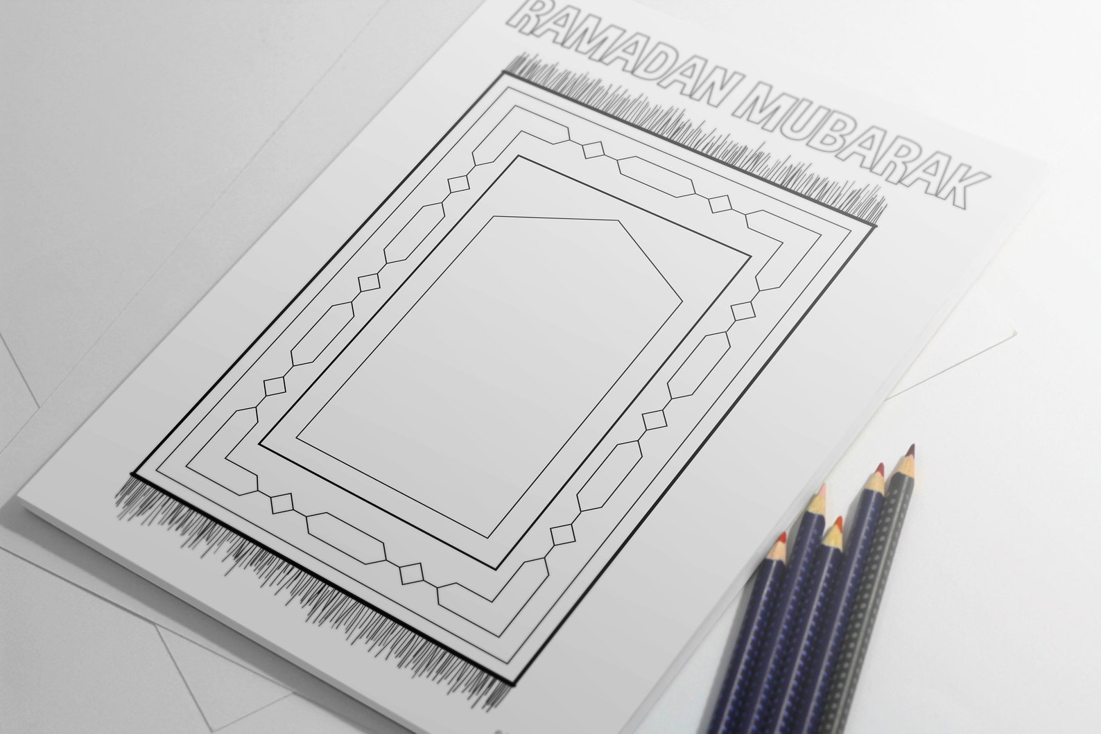 Download Ramadan Mubarak Coloring Pages Instant Download PDF ...