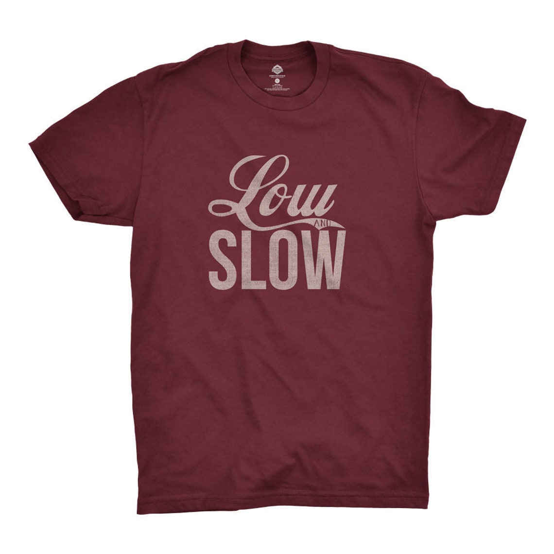 Low and Slow Smoking Shirt BBQ Smoker Humor Funny Tshirt Etsy