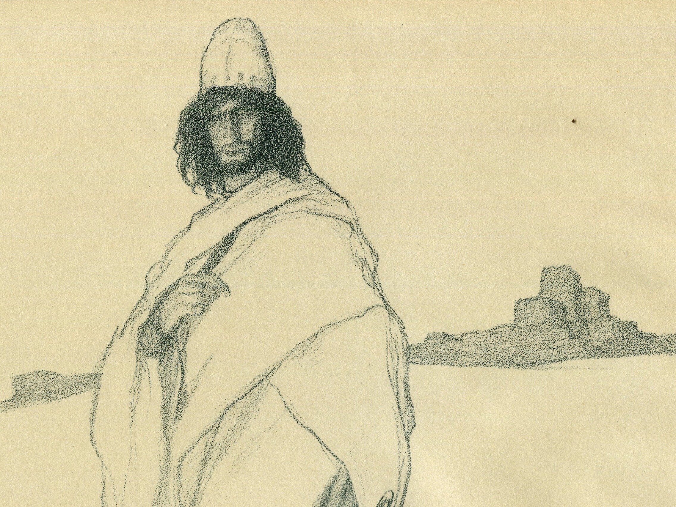 Vintage Lithographie Abel Pfeffermann Pann | 1883-1963 Bible, Exodus Ii, 6