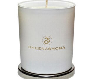 Vela de verbena de limón, vela de lujo en caja de regalo de cera de soja, miel, boticario, lata