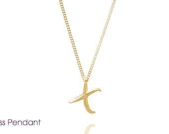 Hot Kiss Pendant Necklace For Women  - in 925 Sterling Silver, Rose or Yellow Gold