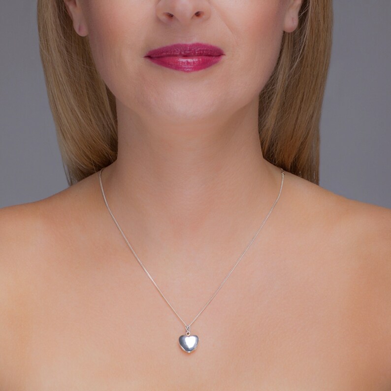 Jewellerybox Large Sterling Silver 4 Photo Heart Family